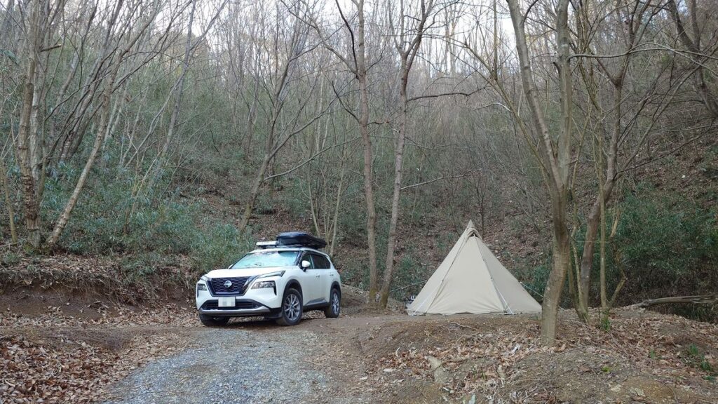 サイトの入口方面から