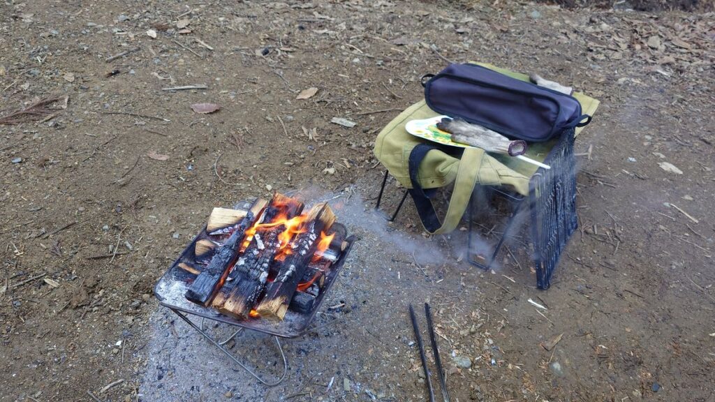 すべての薪を投入