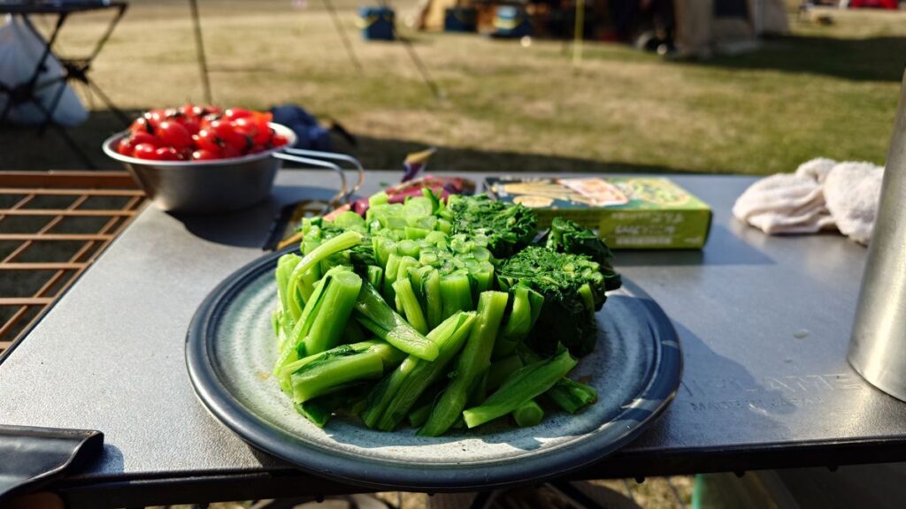 かき菜のおひたし