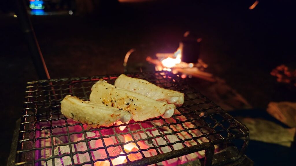 鶏手羽中ハーフ炭火焼き