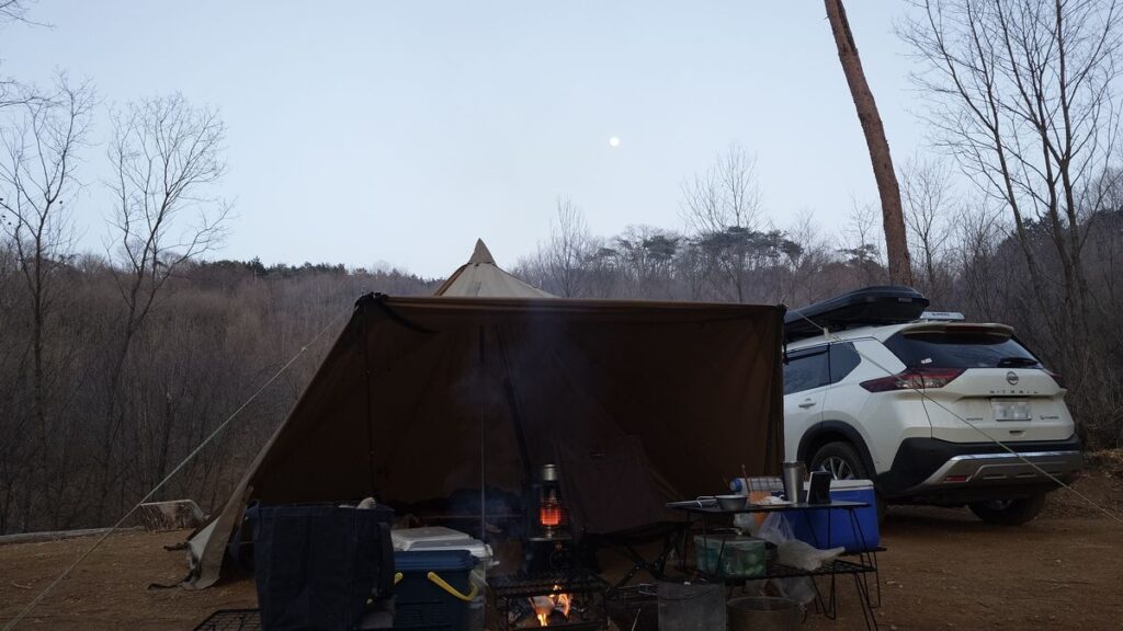 tasso七角形オープンスタイルに上る月