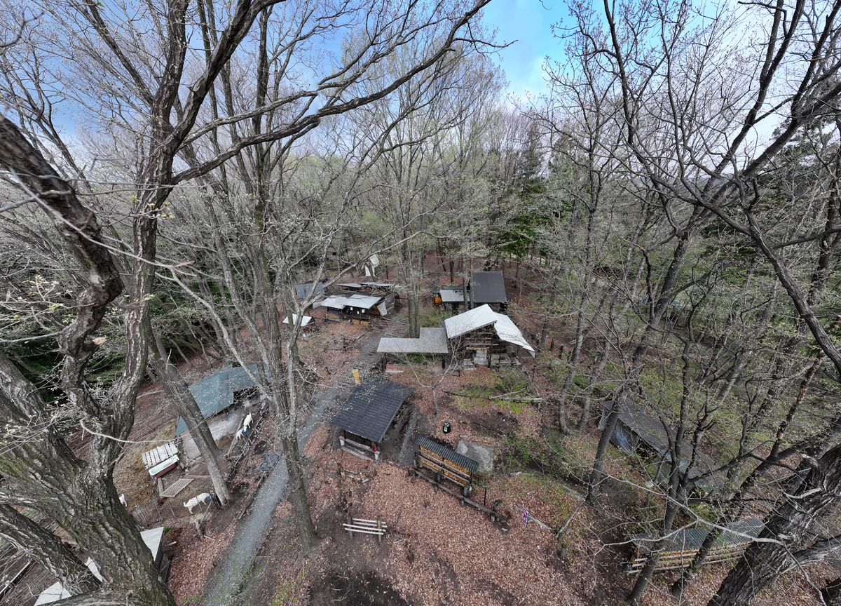 キャンプ冒険仲間管理棟周辺