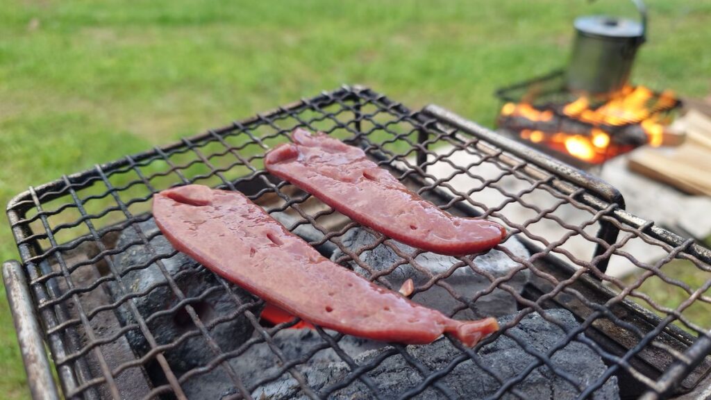 豚レバーの炭火焼き