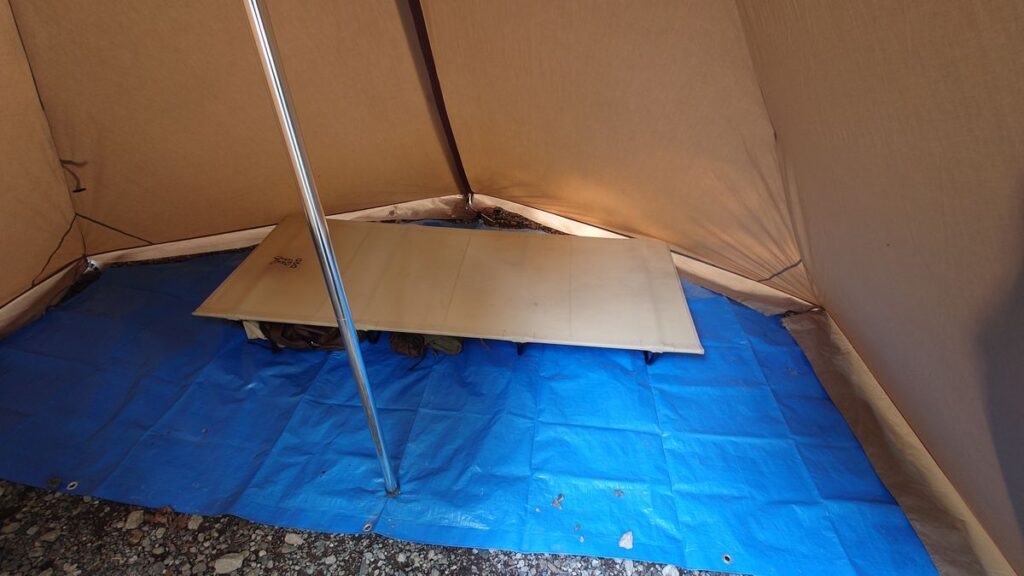 tassoTC六角形自作ハーフグランドシート