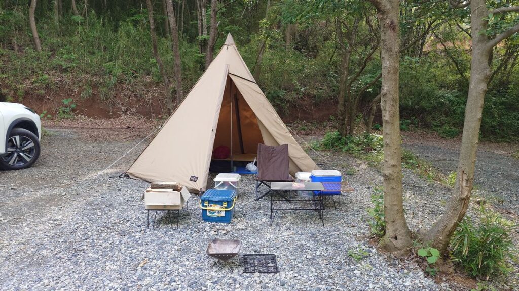 tassoTC前に広げたリビングエリア