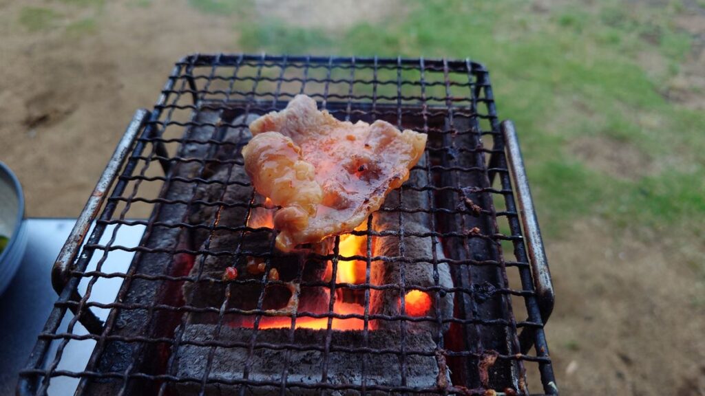 牛バラ肉炭火焼き