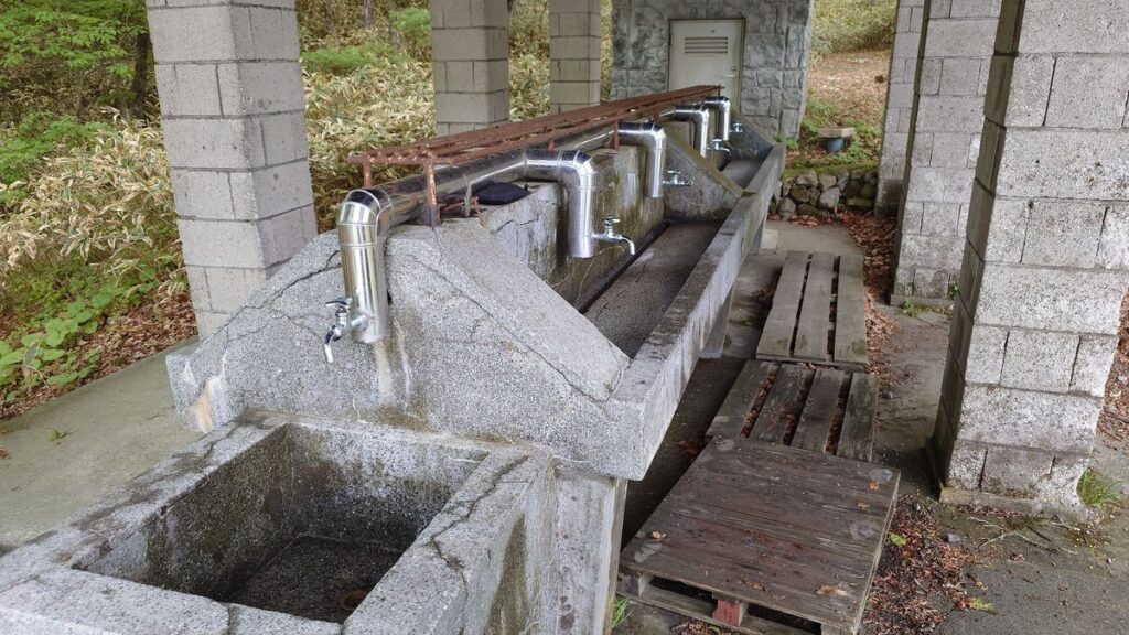 県立赤城公園キャンプ場水場