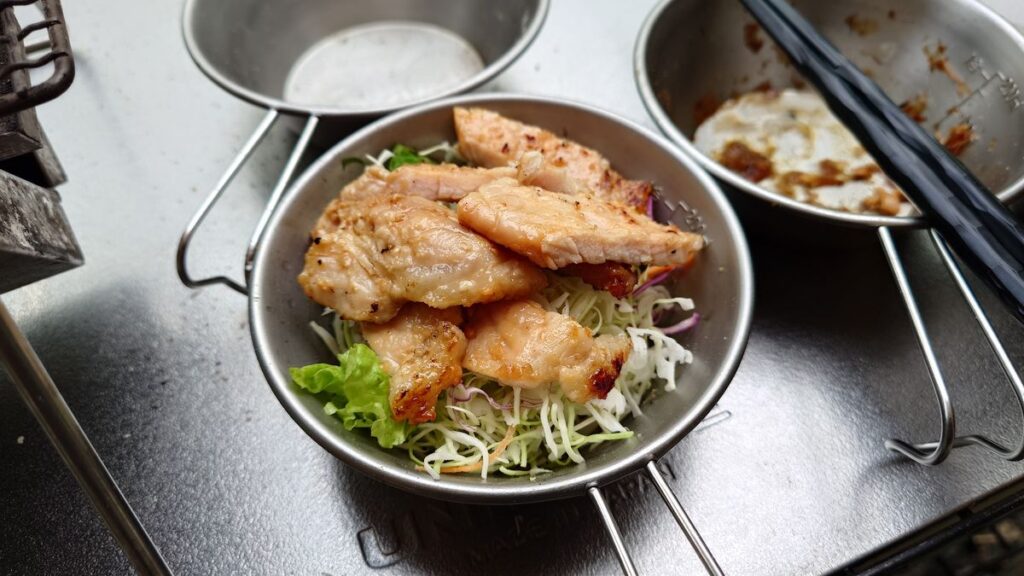 豚ロース味噌漬けの炭火焼き