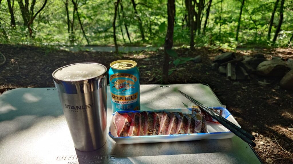 KIRIN晴れ風ち鰹のたたきで口開け