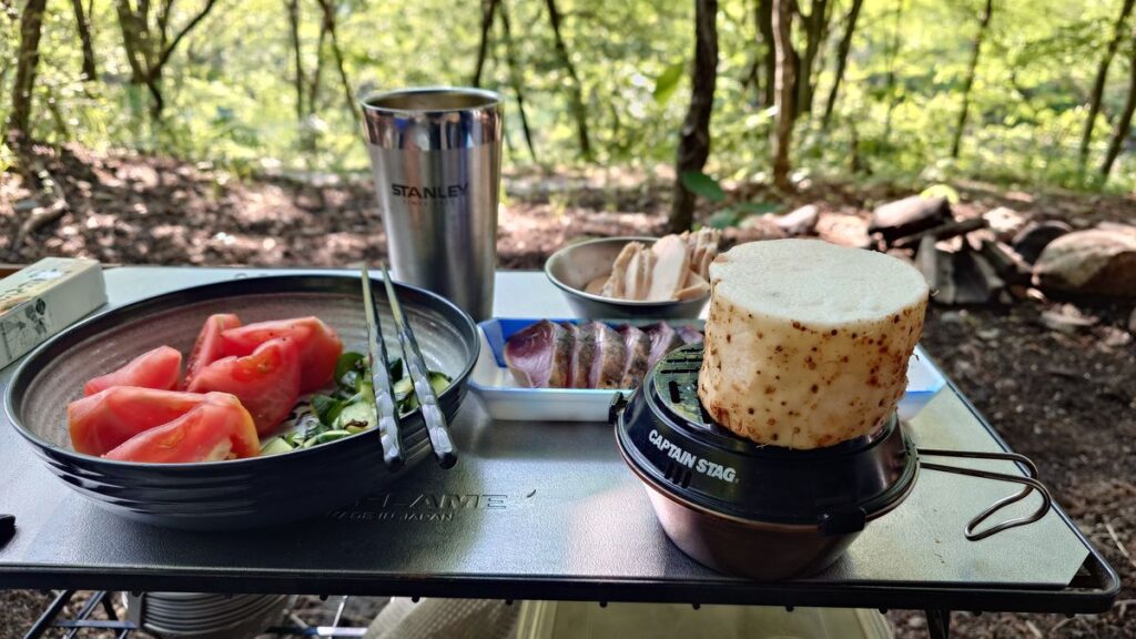 トマトとキュウリと長芋と