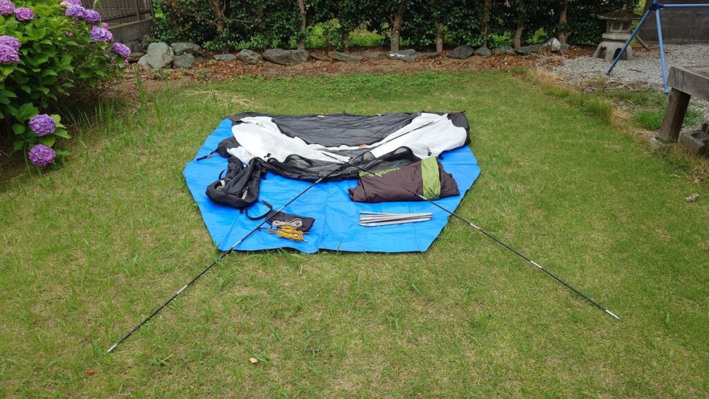 ツーリングドームST設営その１