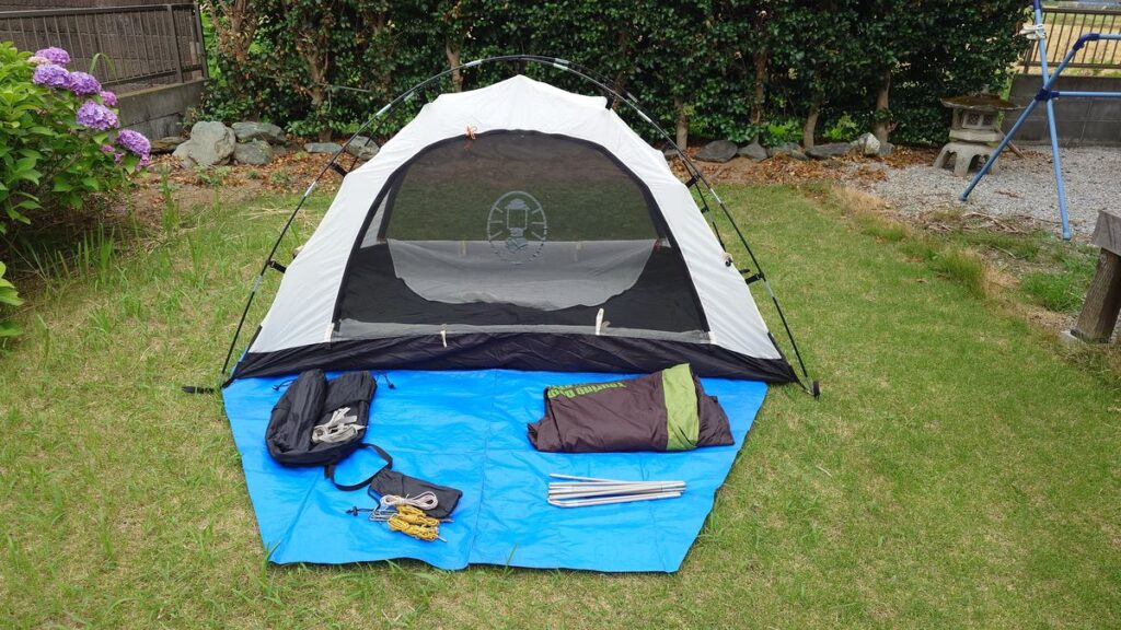 ツーリングドームST設営その３