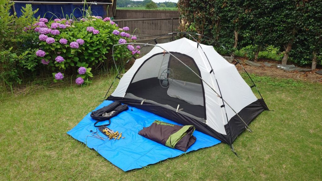 ツーリングドームST設営その４