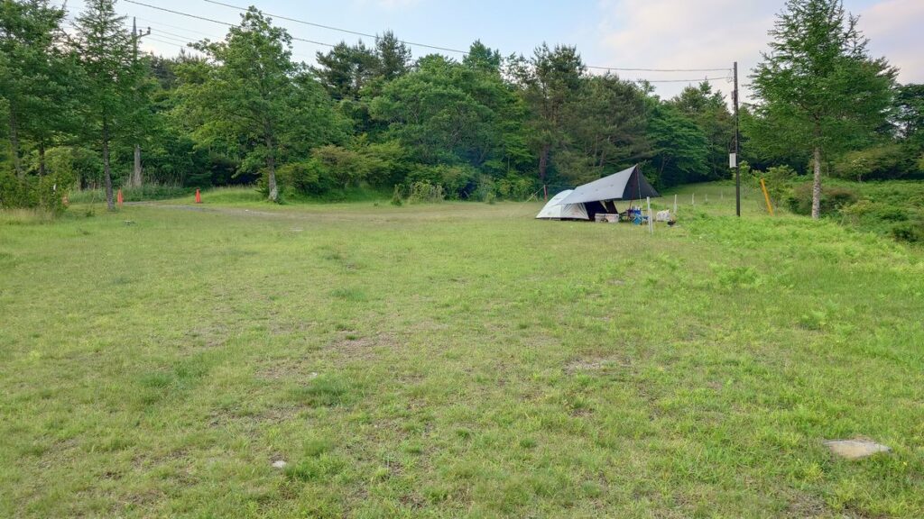 山の駅たかはらSTAR LIGHT CAMP BASE夜景サイトぽつんと一張りテント