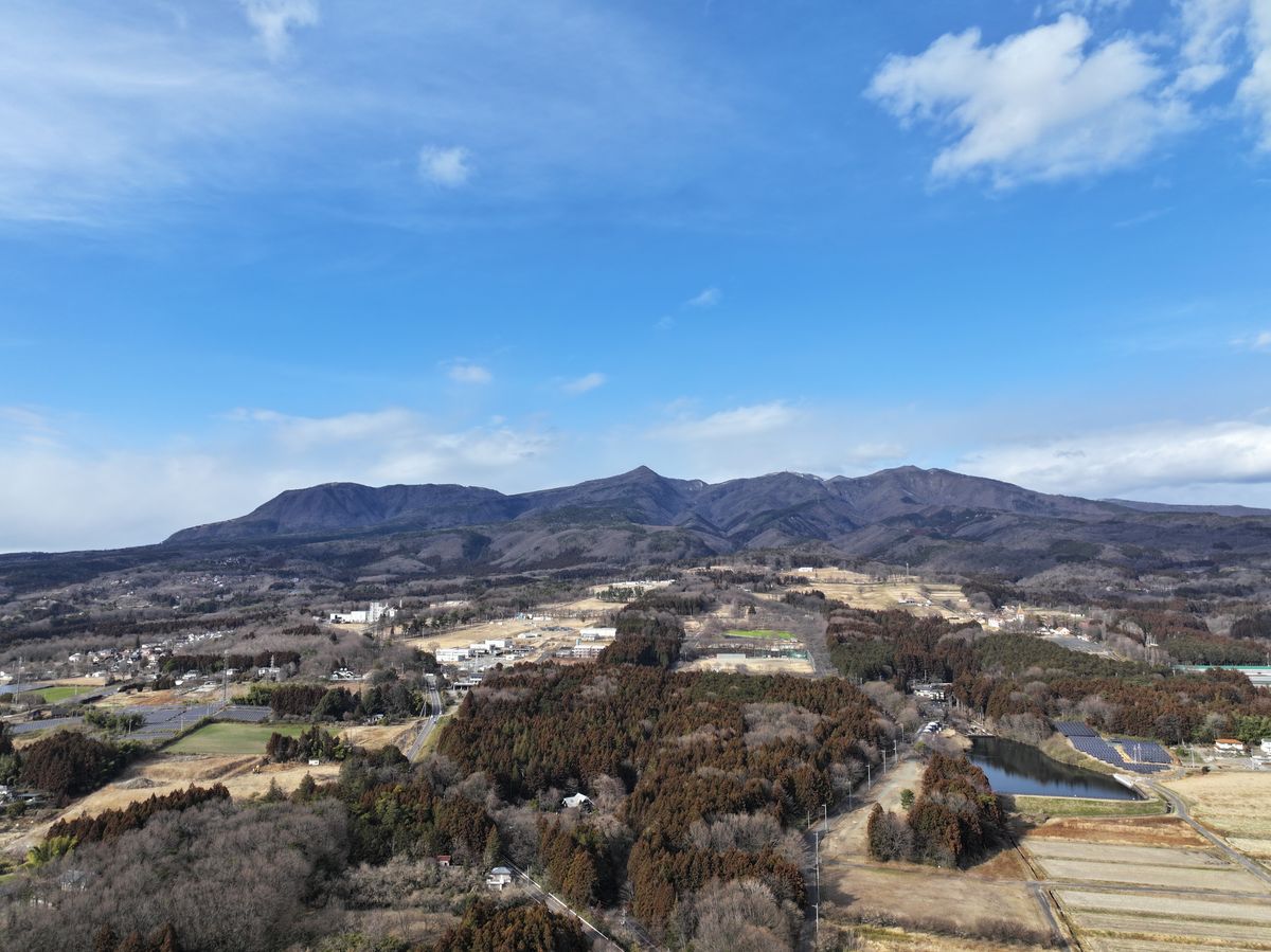 赤城山南面からの様子