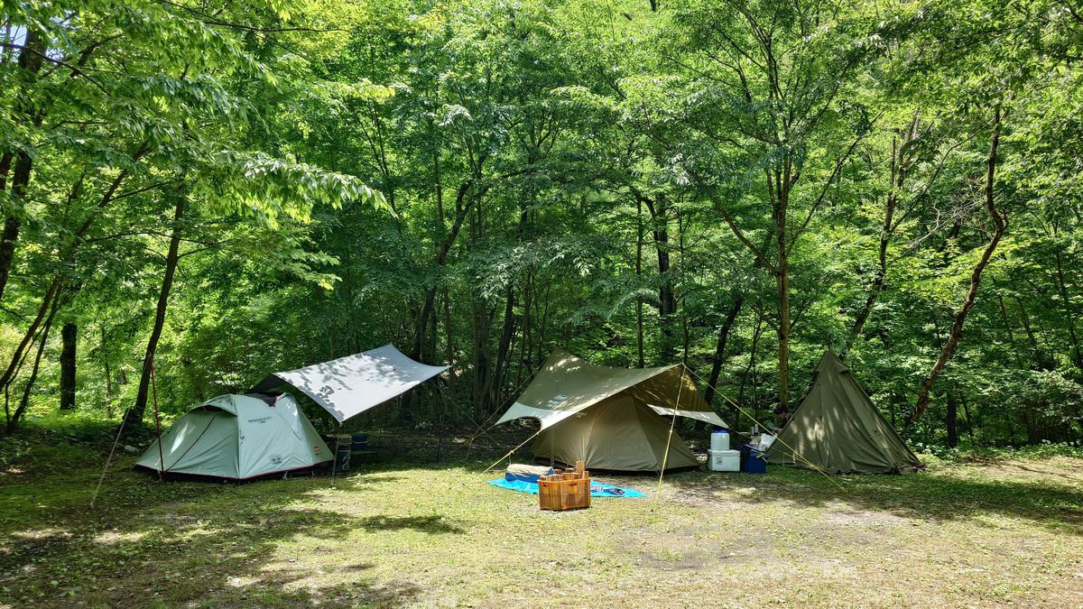 渓流釣り場ようらくテントサイト