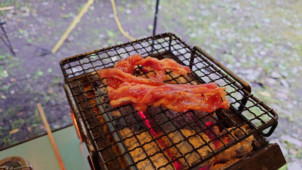 プルコギの炭火焼き