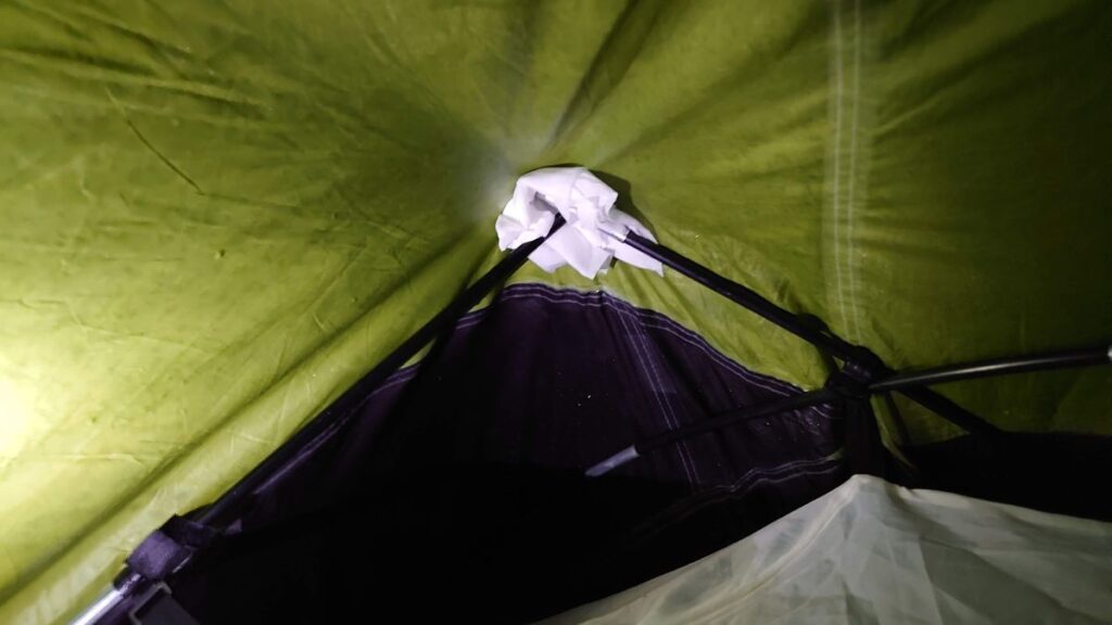 ツーリングドームST破損したメインポール