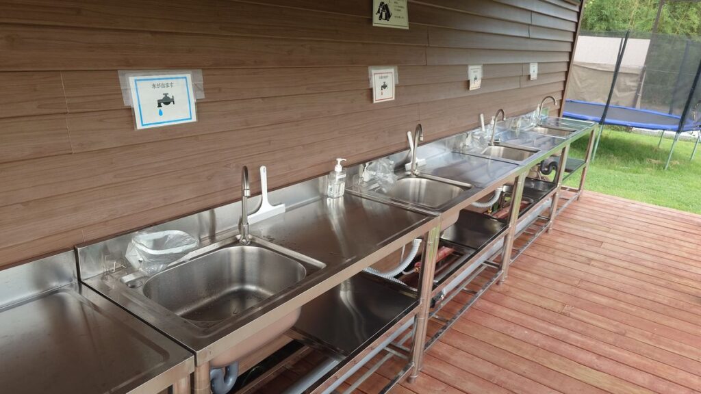 日光たかとくキャンプステーション水場