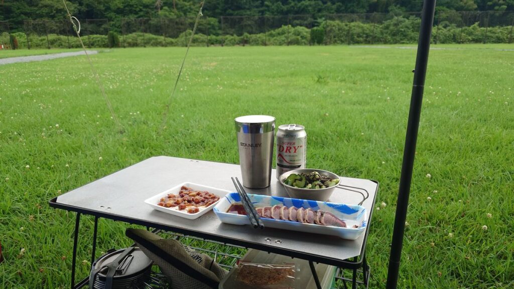 カツオのたたきで乾杯