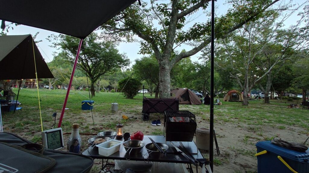 フリーサイトの夕暮れ