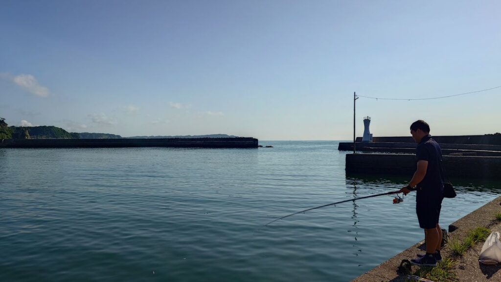 川津港での釣り