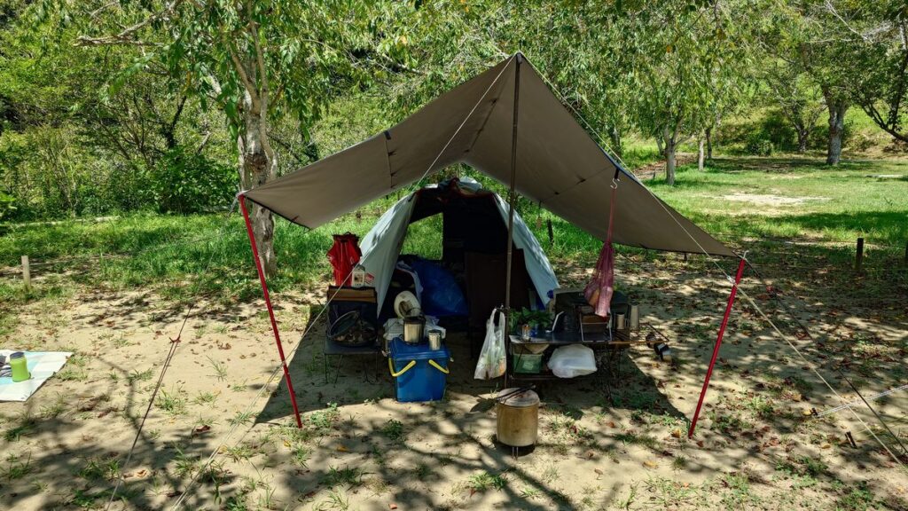 rcMAP勝浦フリーサイトテント&タープ