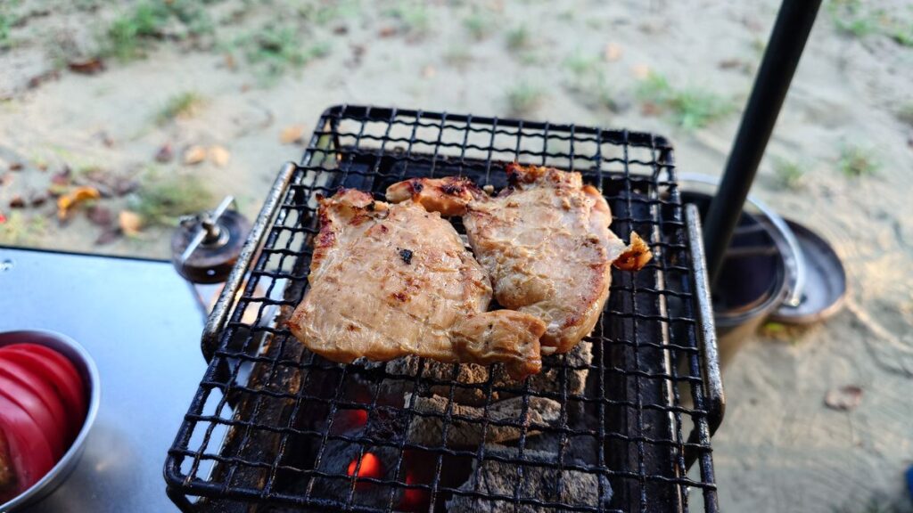 鶏胸肉の炭火焼き