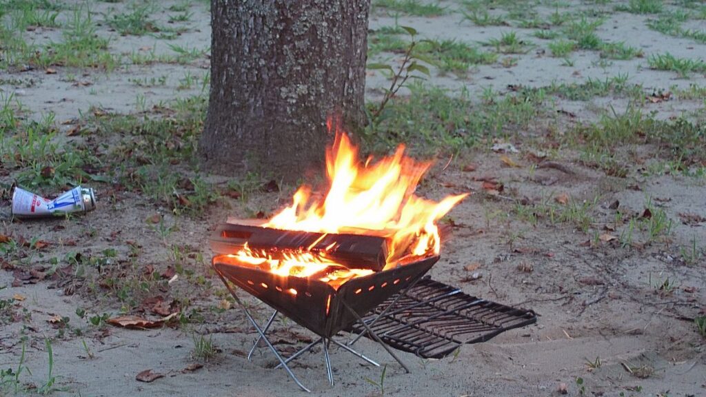 焚き火