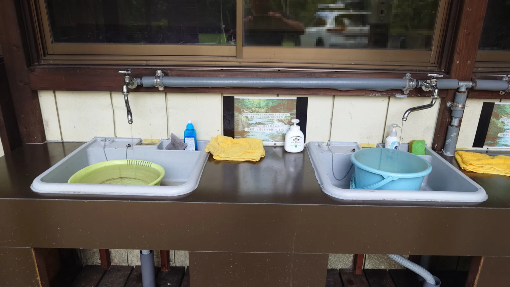 尾瀬金井沢キャンプ場管理等水場