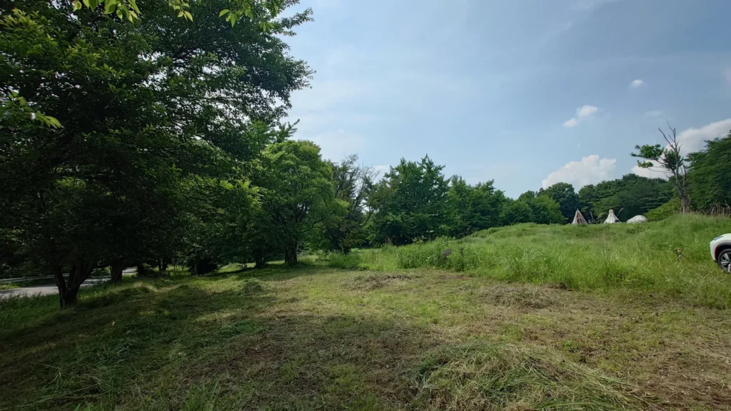 ナイトビューあかぎ草刈初日