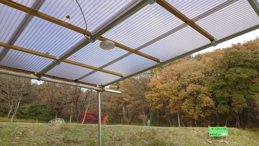 ナイトビューあかぎ水場の照明