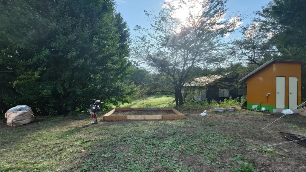 ナイトビューあかぎ物置設置場所確保