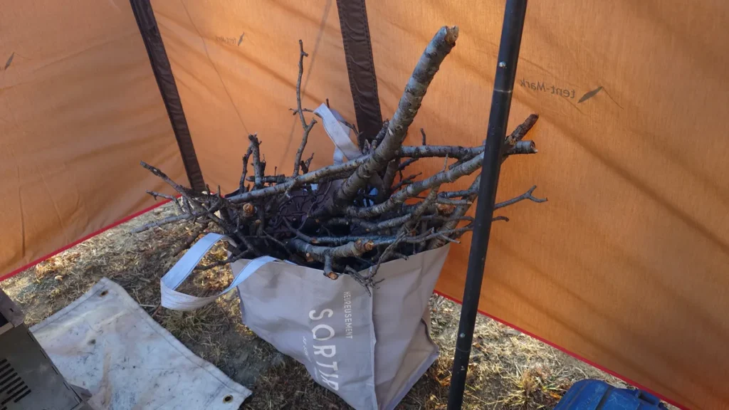 ナイトビューあかぎ落ちていた枝