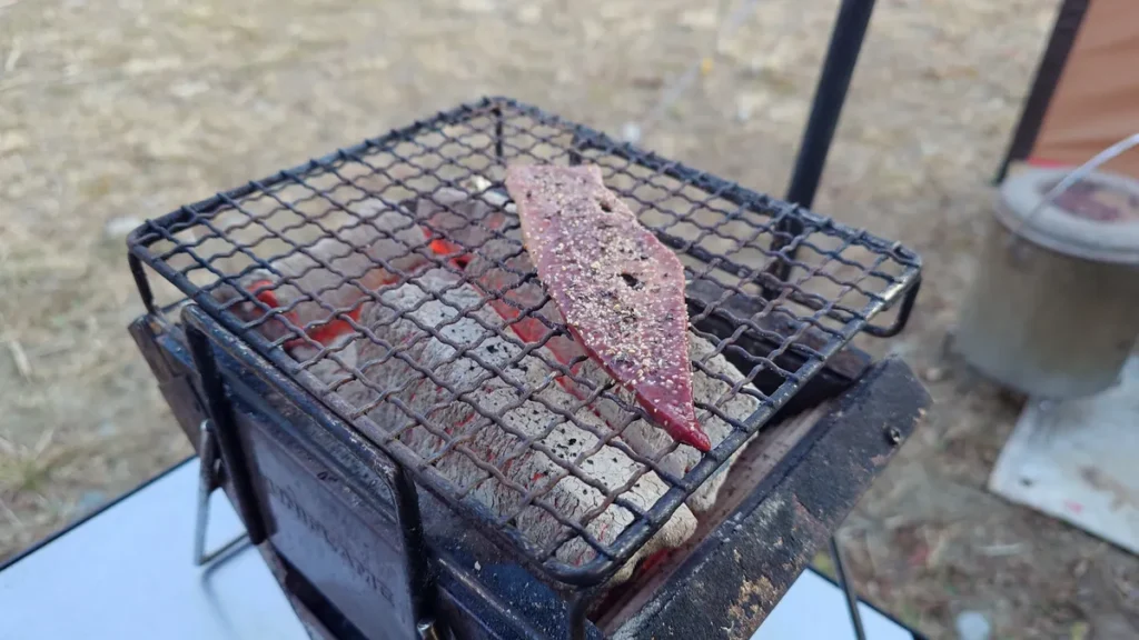 豚レバーの炭火焼き