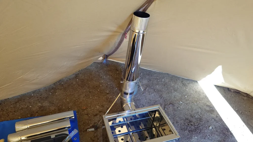 ホンマ製作所フォールディングキャンプストーブ煙突一本