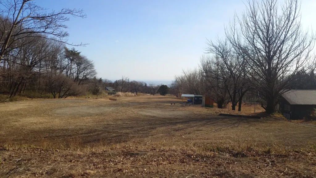 オートキャンプ場ナイトビューあかぎ林間サイトから