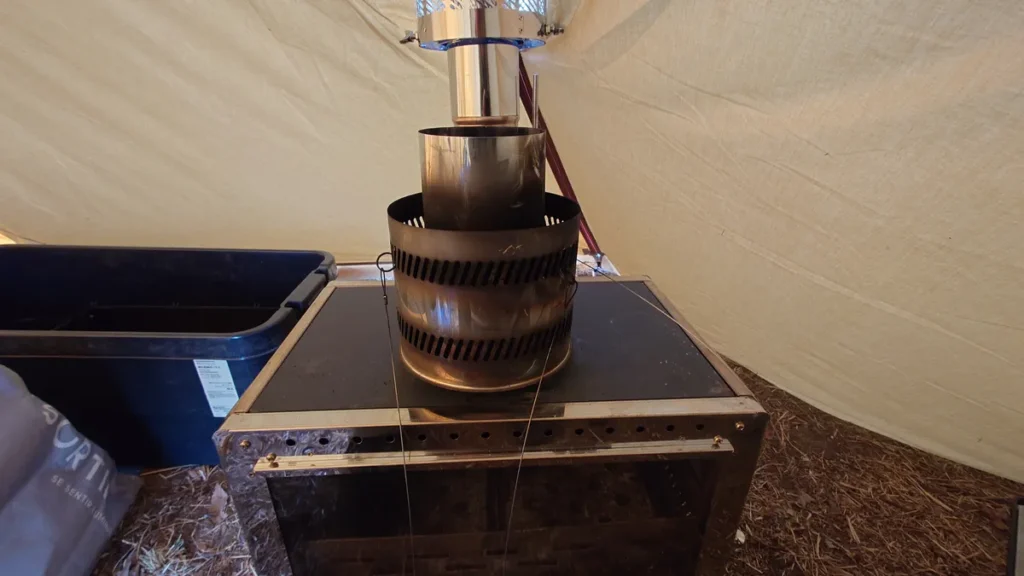 ホンマ製作所フォールディングキャンプストーブ煙突トップ