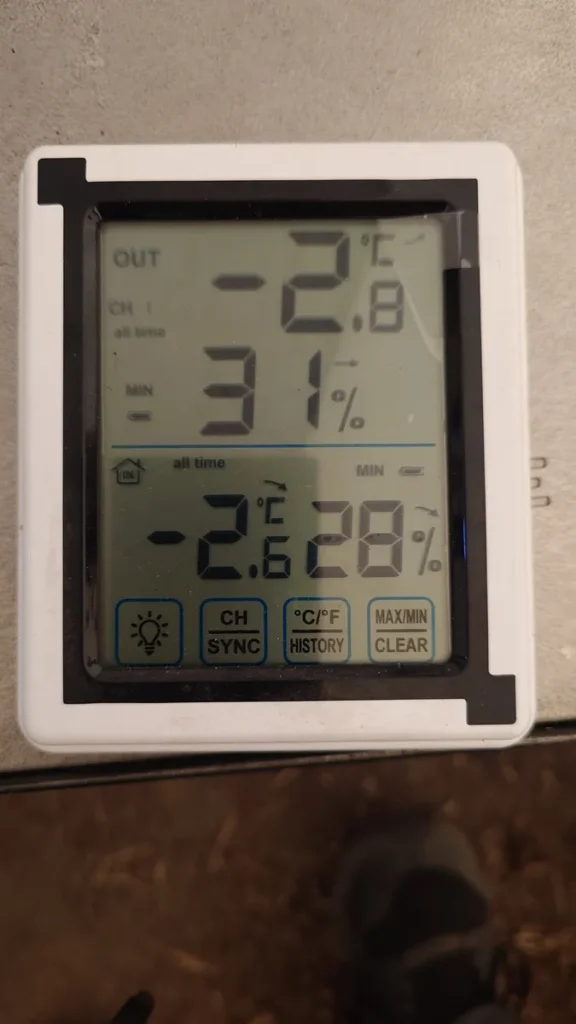 ナイトビューあかぎ１月末最低気温
