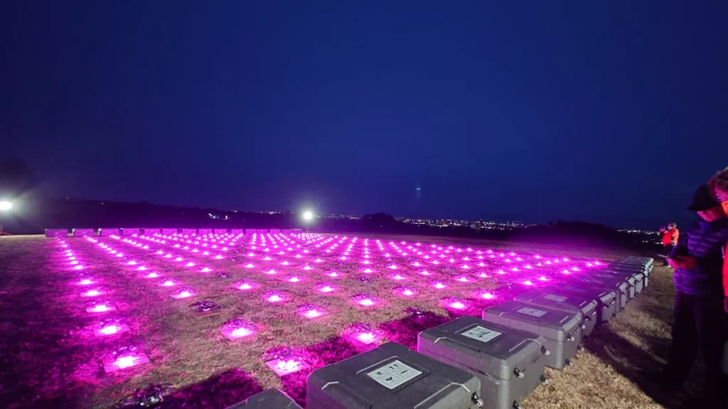 離陸前の最終確認中