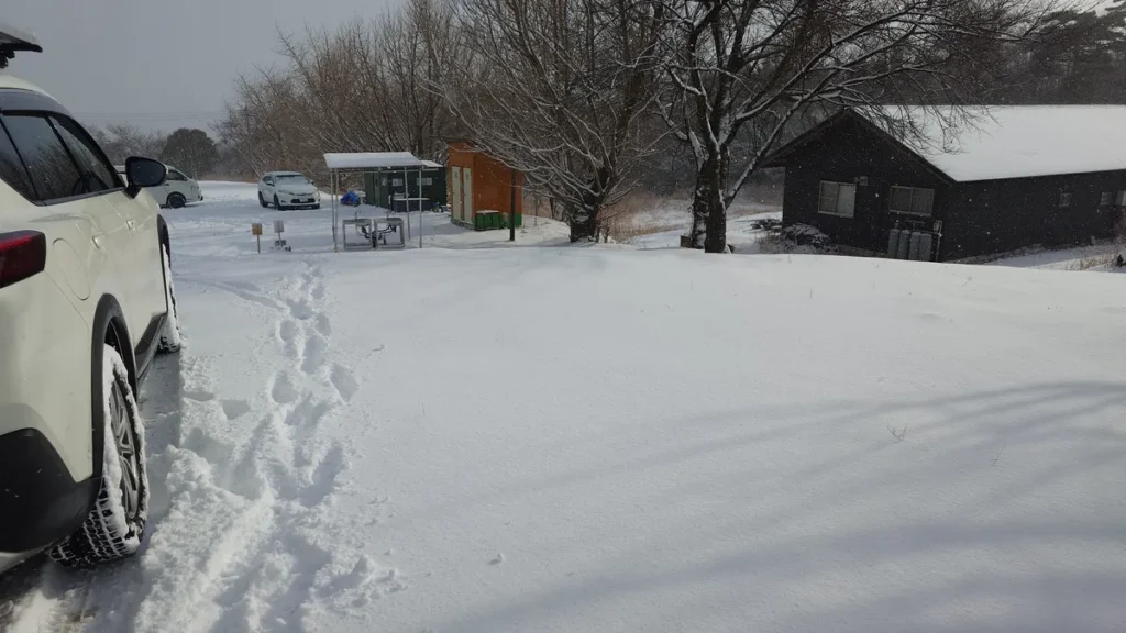 ナイトビューあかぎ展望サイトの一角