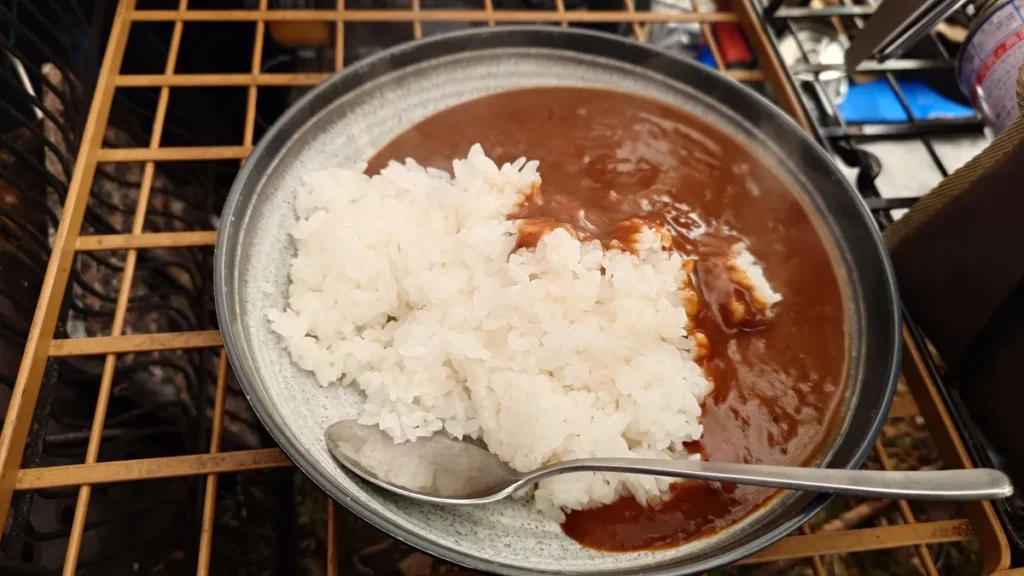 定番の朝カレー