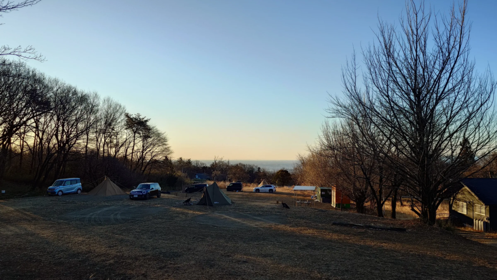 オートキャンプ場ナイトビューあかぎの朝