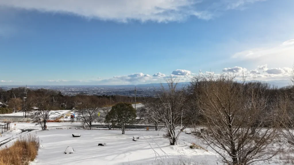 ナチビューあかぎから見下ろした関東平野