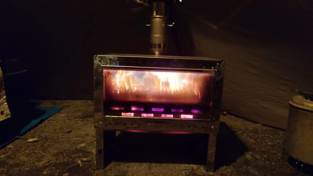 薪ストーブの二次燃焼