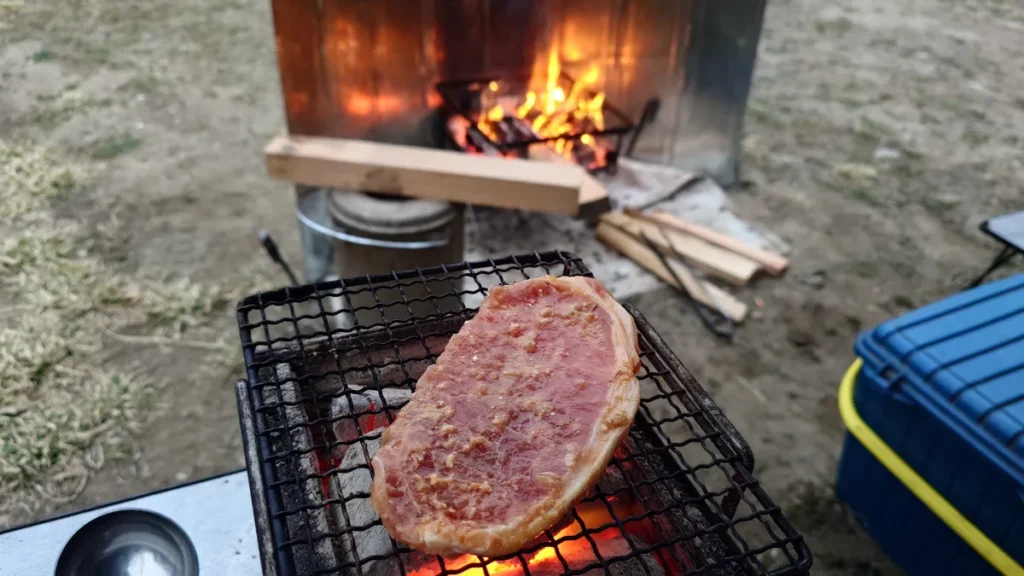 豚ロースの炭火焼き