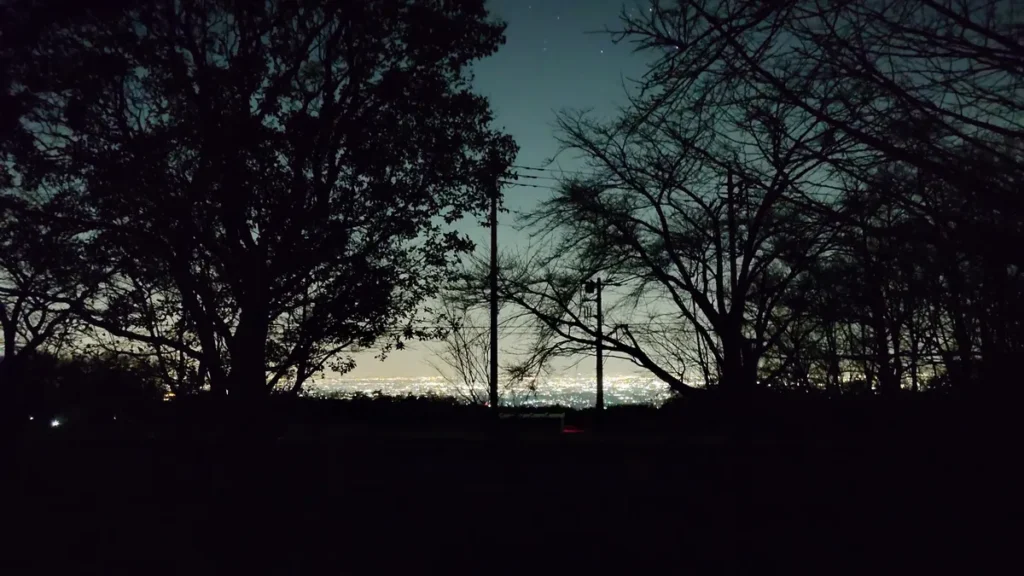 ナイトビューあかぎ夜景サイトからの夜景