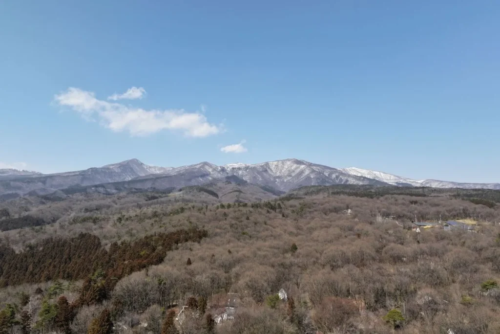 雪化粧の赤城山