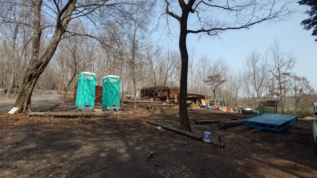 フォレストパークおいらの森受付周辺