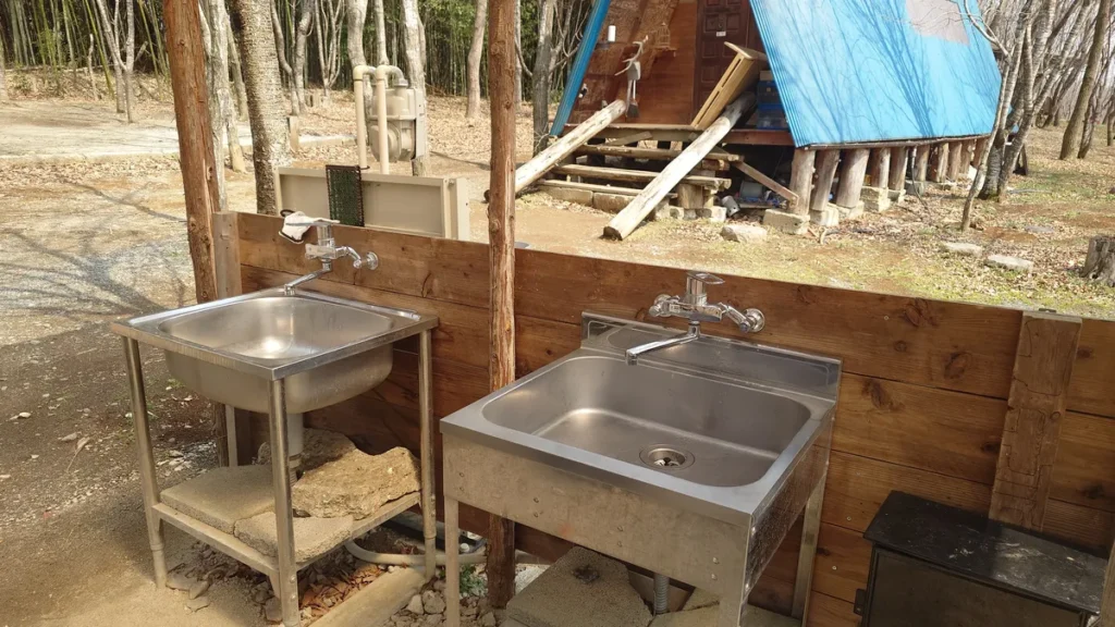 フォレストパークおいらの森上部炊事場シンク
